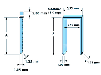 Ersatzklammern für Rodcraft 5940 5910